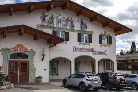 De festhalle van Leavenworth